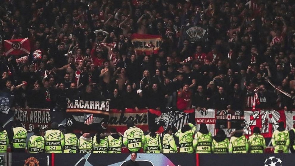 Imagen del Frente Atletico durante un partido