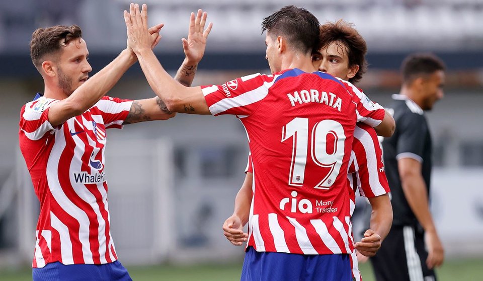 Morata celebra un gol frente a la Juventus / Foto: ATM