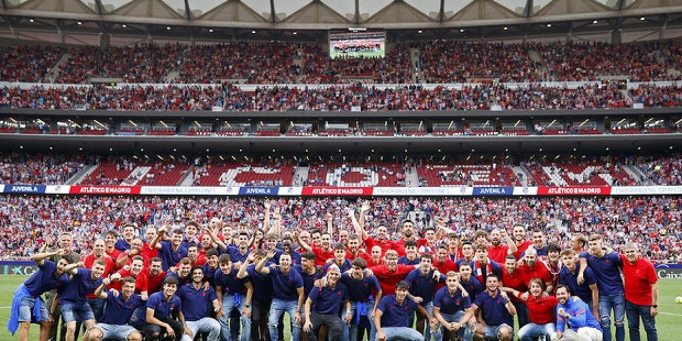 La cantera del Atlético celebra sus éxitos / Foto: ATM
