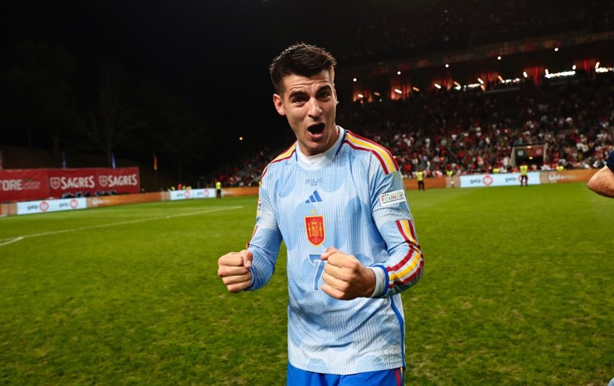 Morata estará con España / Foto: @sefutbol