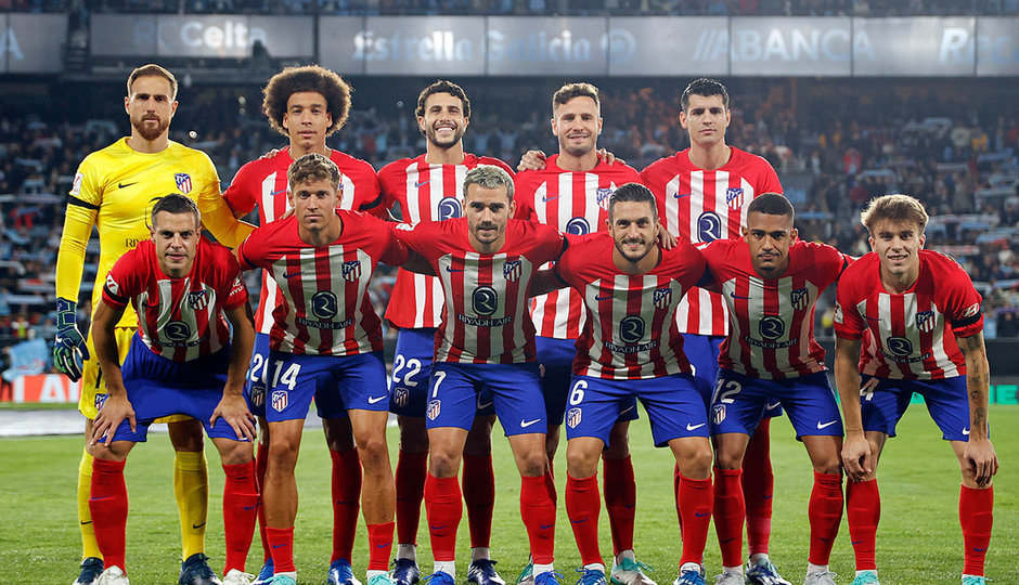 Once inicial del Atleti / Foto: ATM