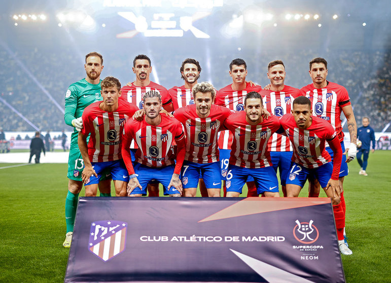Once inicial del Atleti / Foto. ATM