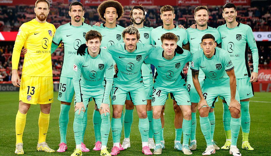 Once inicial del Atleti / Foto: ATM